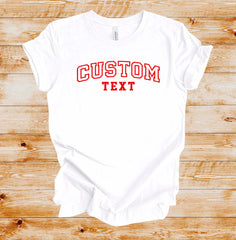 Personalized T-shirt, Custom Shirt, Custom Shirts, Custom T-shirt, Personalized Shirt, Custom Printed T-shirts, Shirt, Real Glitter